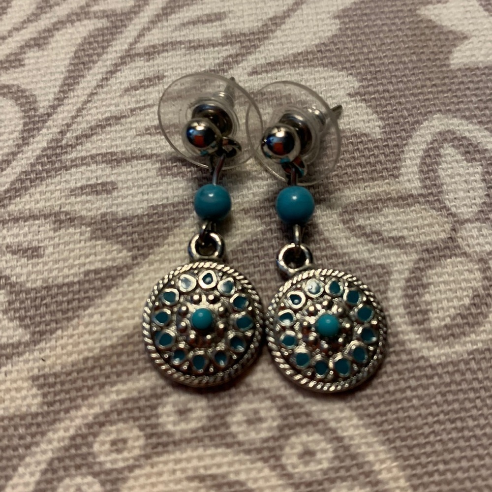 Turquoise and Silver earrings